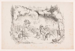 Gabriel Grub Punished by Goblins (Series: Art Album by W. P. van Geldorp)