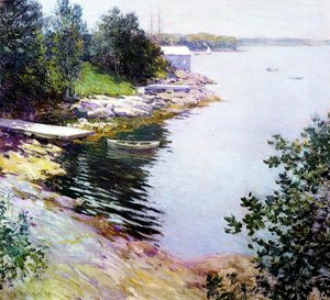The Little White House, 1919 by Willard Leroy Metcalf
