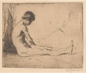 Seated Naked Man