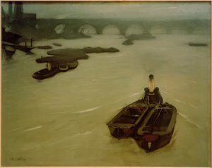 The Thames in London by Willem Arnoldus Witsen