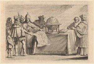 The Partitioning of the Globe between Spain and Portugal by Willem Basse