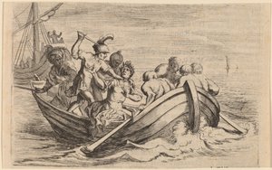 The Stabbing of Pompey by Willem Basse