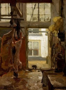Slaughterhouse. 1889 by Willem Bastiaan Tholen
