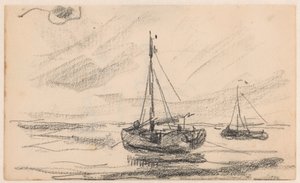 Two Fishing Boats at Sea
