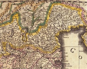 Map of the Veneto Region, Italy by Willem Blaeu