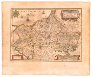 Duchy of Mecklenburg by Willem Blaeu