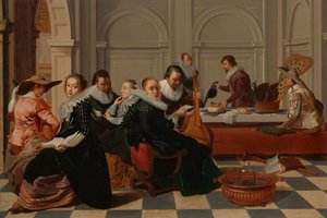 The Musical Gathering by Willem Cornelisz Duyster (copy after)