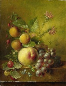 Still Life with Fruit by Willem Hekking