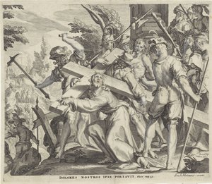 Carrying of the Cross by Willem Isaacsz. van Swanenburg