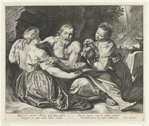 Lot Made Drunk by His Daughters