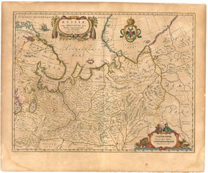 Map of Russia From: Theatrum Orbis Terrarum