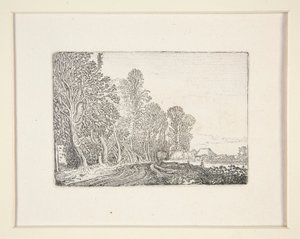 Road at the Edge of the Forest, Plate 4 from The Set of the Landscapes