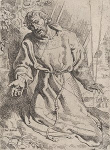 Saint Francis Receiving the Stigmata by Willem Pietersz. Buytewech