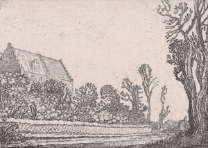 The House with the Stepped Gable (from Verscheyden Landtschapjes Various Little Lands)