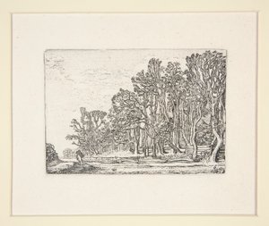 Two Plank-Hedges, Plate 6 from The Set of the Landscapes