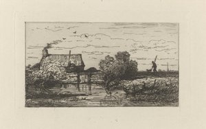 View of a Farm by the Water