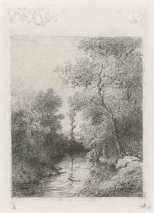 Creek by Willem Roelofs (I)