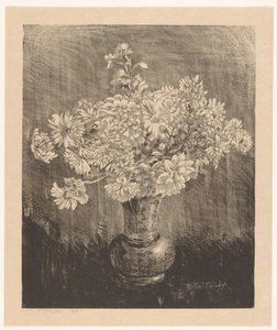 Chrysanthemums in a Vase
