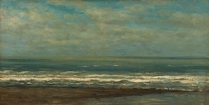 Seascape near Heijst by Willem Roelofs