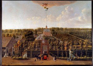 View of the Munnikenhof Property in Zelande by Willem Schellinks