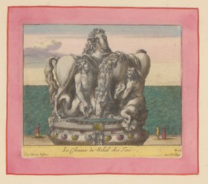 Statue of the Horses of the Sun Attended by Two Tritons