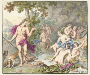Actaeon Surprises Diana and Her Companions
