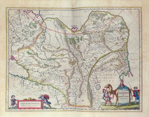 Map of Siberia and China from Le Theatre du Monde or Nouvel Atlas, 1645