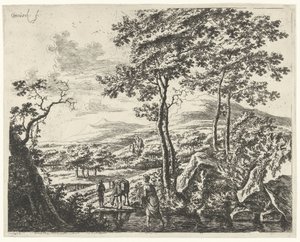 Landscape with a Mule Driver (series title: Landscapes with Figures)