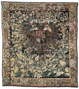 Tapestry with the Arms of Emperor Charles V by Willem de Pannemaker