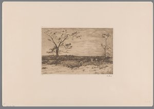 Landscape with Bare Trees and Woodcutters