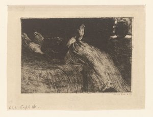 Reclining Woman by Willem de Zwart (signed by artist)