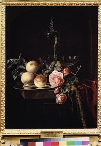 Roses and Peaches by Willem van Aelst