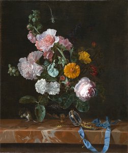 Vanitas Flower Still Life, c.1656-1657