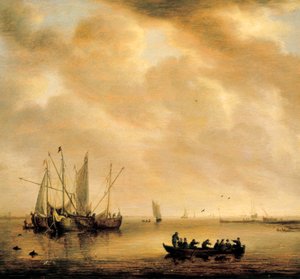 Seascape by Willem van Diest