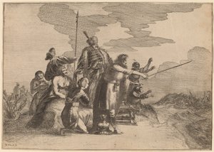 Pharaoh Perishing in the Red Sea