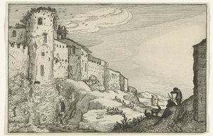 Landscape with Roman Ruin (Roman Ruins and Coastal Landscapes series)