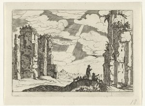 Ruins of the Baths of Caracalla by Willem van Nieulandt (II)