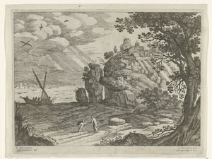 Miraculous Catch of Fish, Italian Landscapes (series title)