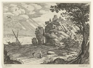 Miraculous Catch of Fish, Italian Landscapes (series title)