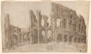 Ruins of the Colosseum in Rome by Willem van Nieuwlandt II