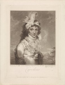 Portrait of Caroline Amalia Elisabeth of Brunswick-Wolfenbüttel by Willem van Senus