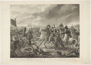 His Royal Highness William Prince of Orange in the Glorious Battle of Waterloo, June 18, 1815, Wounded at the Moment of Victory by Willem van Senus