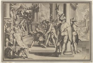 Allegory of Justice Sanctity of the Law with a Court Scene, 1605