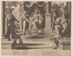 Alexander the Great as a Judge, plate 10 from Thrones of Justice by Willem van Swanenburgh