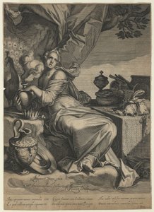 Allegory of the Vanity and Transitory Nature of Worldly Possessions by Willem van Swanenburgh