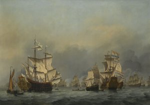 The Four Days Battle, c. 1670