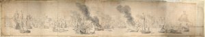The Battle of the Sound, 29 October 1658, c.1658 by Willem van de the Elder Velde