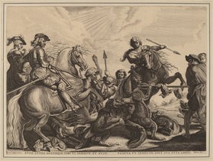 The Wolf Hunt by Willem van der Leeuw after Sir Peter Paul Rubens