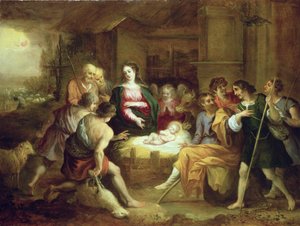 The Adoration of the Shepherds by Willem van the Elder Herp