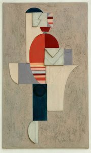 Figure with Stripes by Willi Baumeister